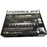 Formuler S Turbo PRO — 4K UHD Спутниковый & Медиа ресивер
