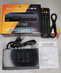 Цифровой ТВ приёмник GoldMaster T-717HD (DVB-T2 / C / IPTV)