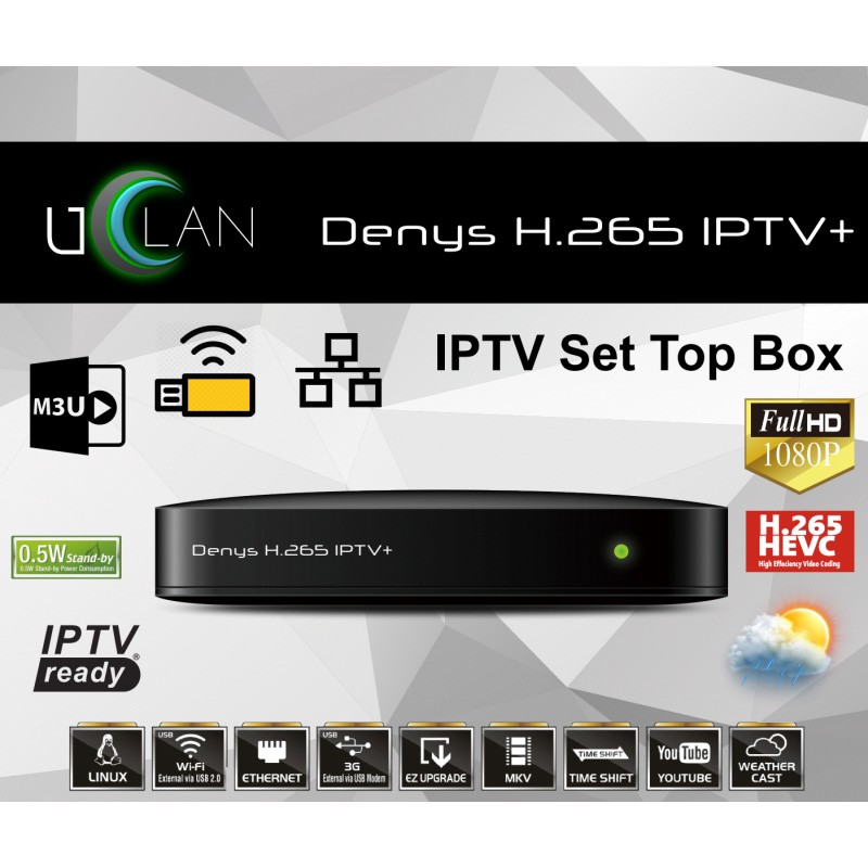 uClan Denys H.265 IPTV+