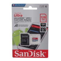 Карта памяти MicroSD SanDisk Ultra 128GB (SDSQUAR-128G-GN6MA)