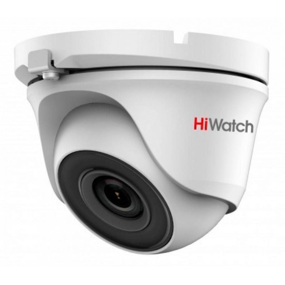 Hikvision HiWatch DS-T123 — 1Мп купольная HD-TVI видеокамера с EXIR-подсветкой до 20м