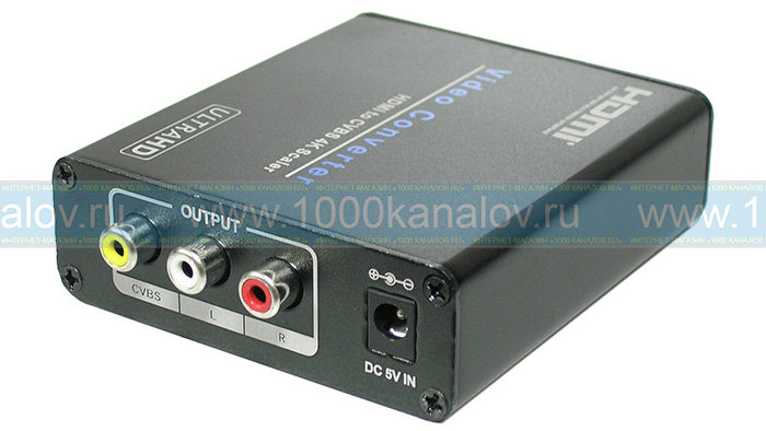 Конвертер Dr.HD CV 116 HCA (HDMI 4Kx2K в CVBS + Audio 3.5mm)