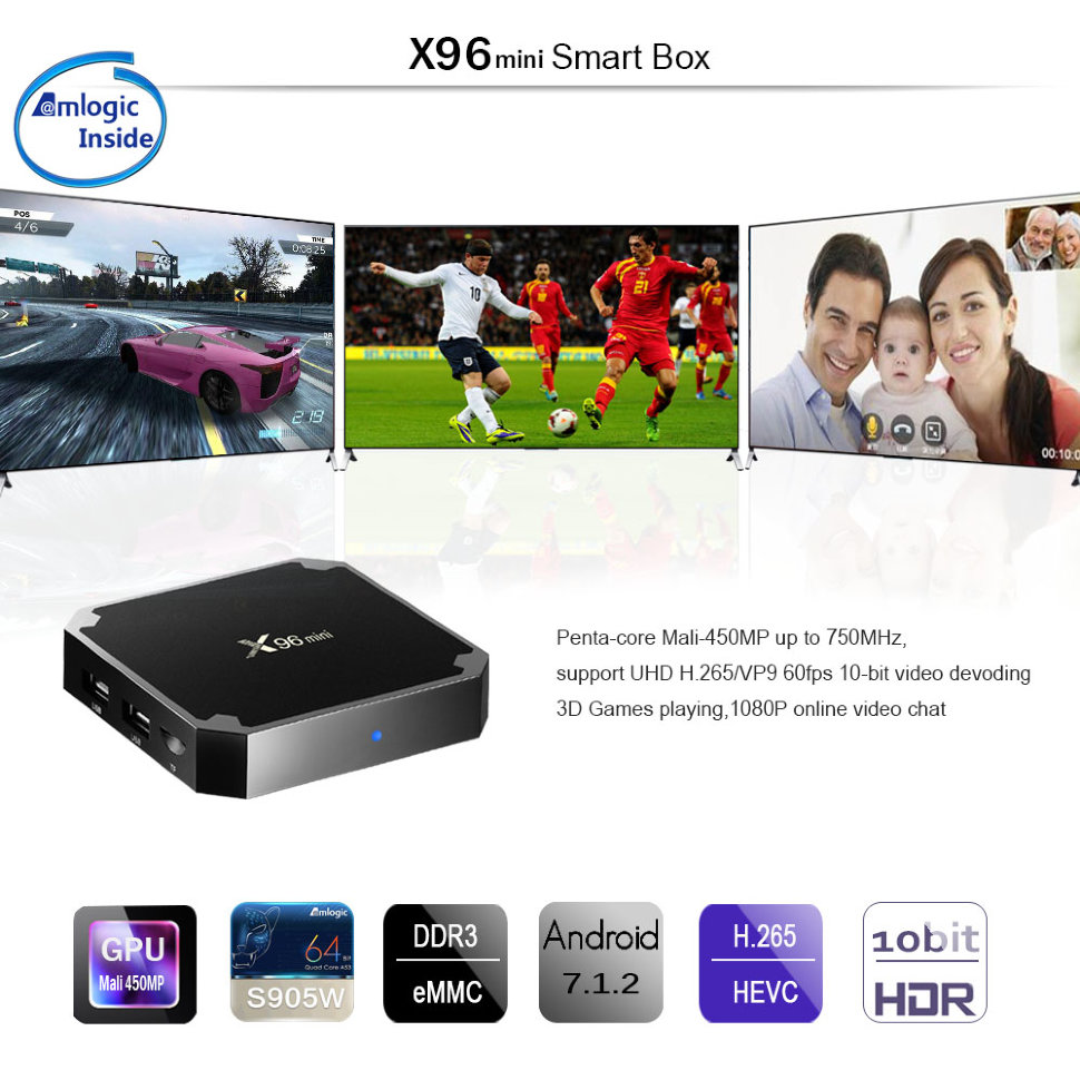 X96 Mini TV Box 2/16GB фото 3