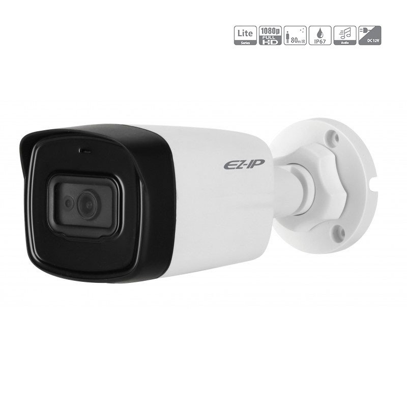 EZ-HAC-B5B20P-A-0280B — 2 Мп уличная HDCVI видеокамера с ИК-подсветкой до 80 м