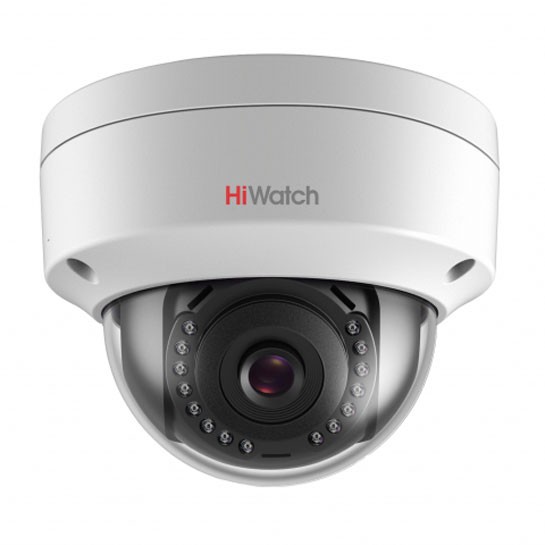 Hikvision HiWatch DS-I402(B) — 4 Мп купольная IP-видеокамера с ИК-подсветкой до 30 м