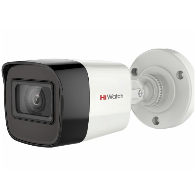 Hikvision HiWatch DS-T500A — 5Мп уличная HD-TVI видеокамера с EXIR-подсветкой до 30 м и микрофоном