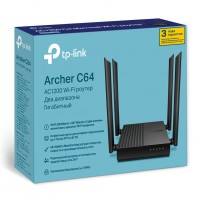 TP-Link Archer C64 — Гигабитный Wi-Fi роутер, AC1200, MU‑MIMO