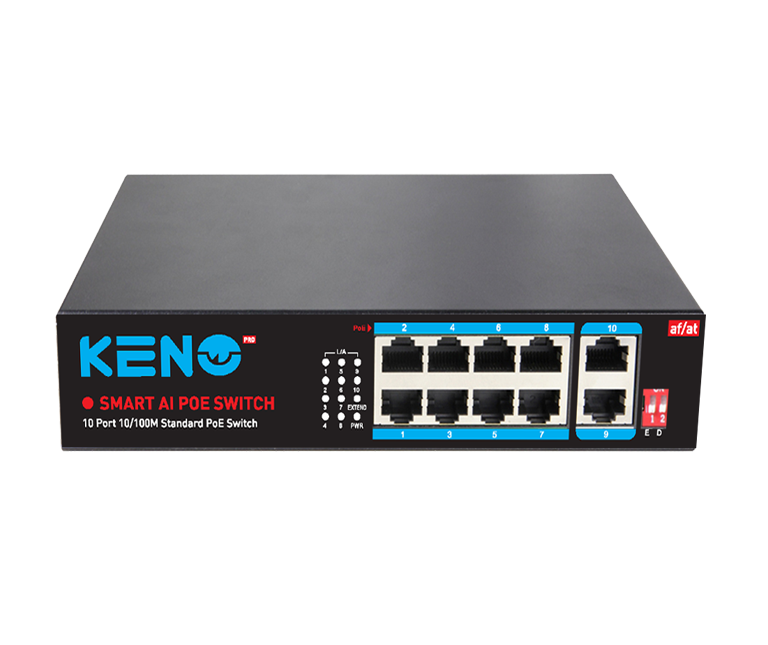 Keno KN-SW802POE+ Сетевой коммутатор 